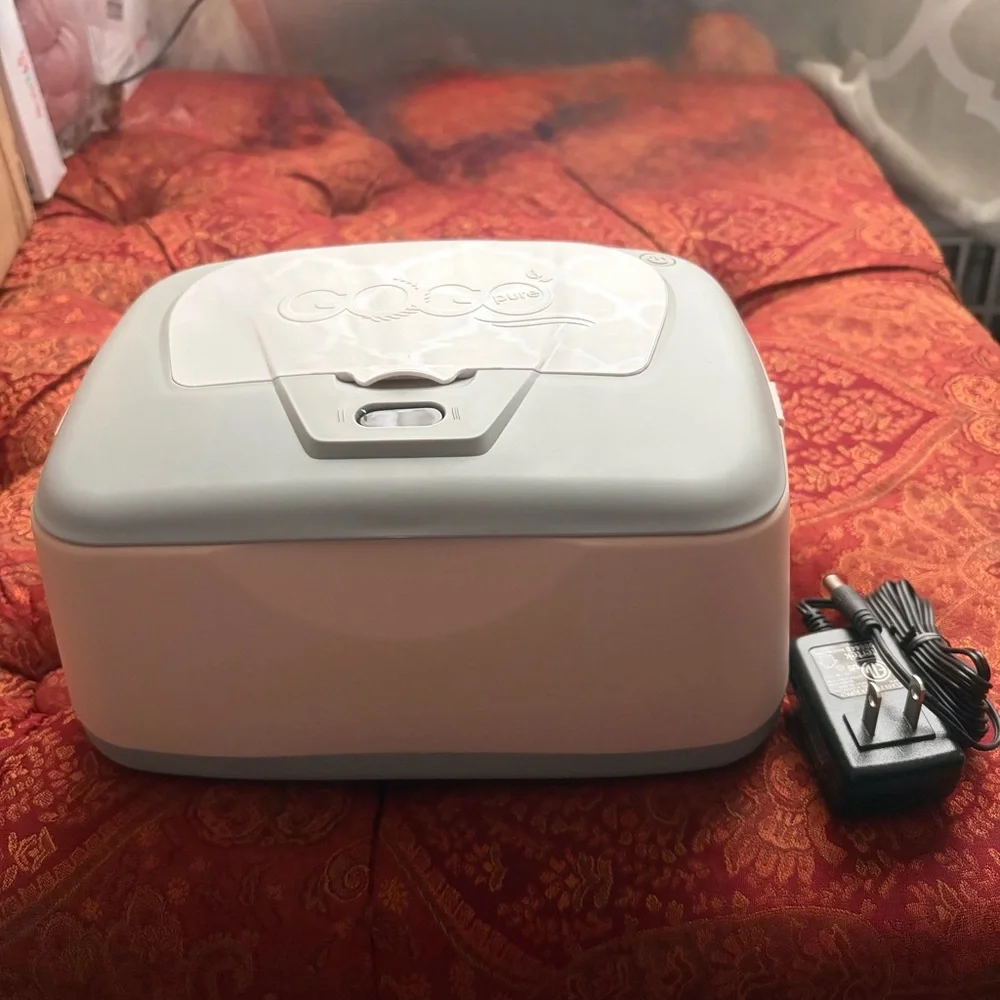 GoGo Pure Baby Wet Wipes Warmer & Dispenser MWW-003 New Open Box Pink Electric